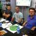 I tre autori tarantini della graphic novel: da sinistra Gianfranco Vitti, Fabrizio Liuzzi e Gabriele Benefico  